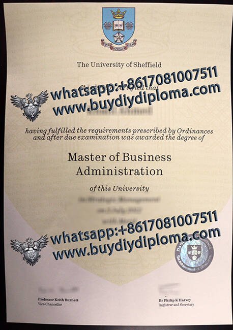 The University of Sheffield fake diplomas