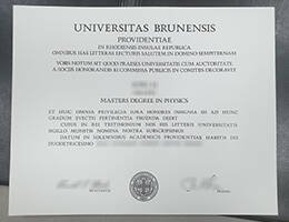 UNIVERSITAS BRUNENSIS fake diploma