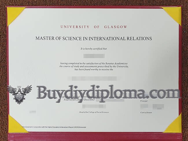 Buy The University of Glasgow Fake Degree Online