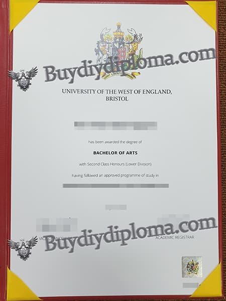 UNIVERSITY OF THE WEST OF ENGLAND BRISTOL fake diploma