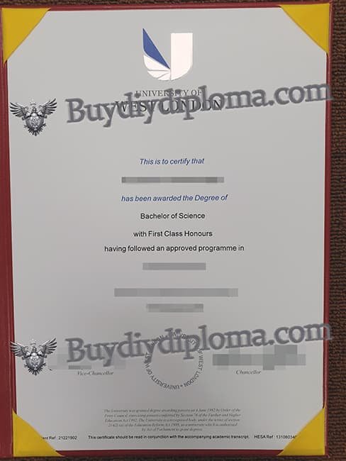 UNIVERSITY OF WEST LONDON FAKE DIPLOMA
