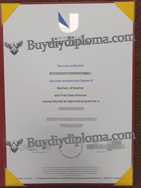 UNIVERSITY OF WEST LONDON FAKE DIPLOMA