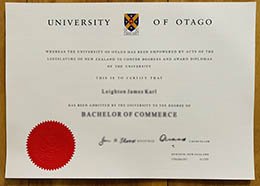 University of Otago diploma