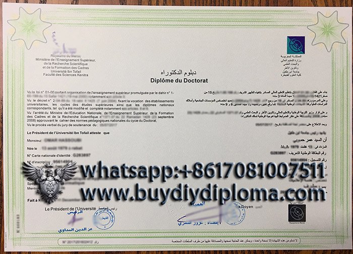 order a fake Université Ibn Tofail diplome in Morocco