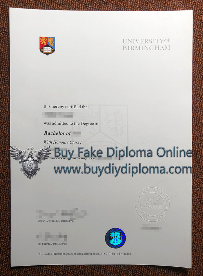 University of Birmingham degree