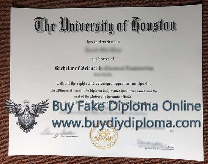 University of Houston diploma