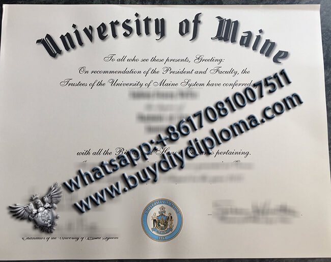 UMaine Diploma, UMO Diploma, University of Maine Diploma