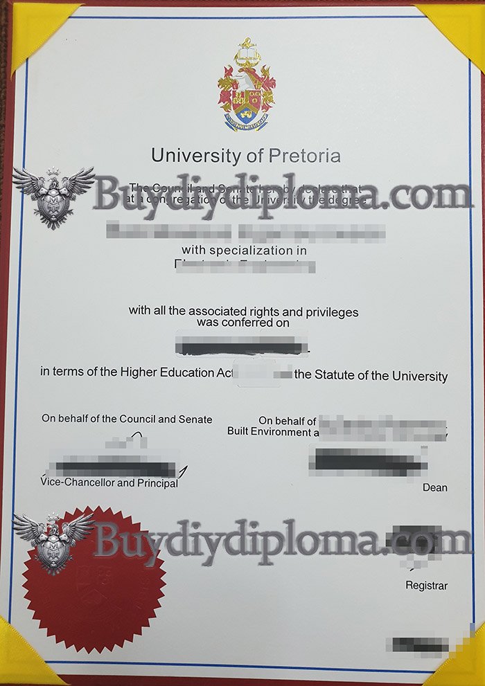 Reasons to order a fake University of Pretoria diploma online