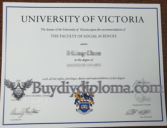 Brilliant way to get a fake University of Victoria diploma safely