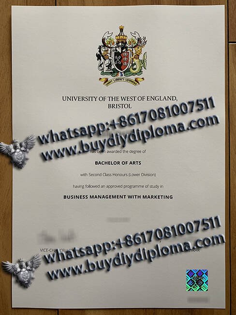 Get a University of the West of England fake diploma?