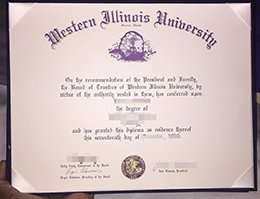 Western Illinois University diploma