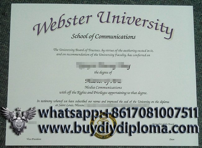 How to buy a copy of Webster University diploma online