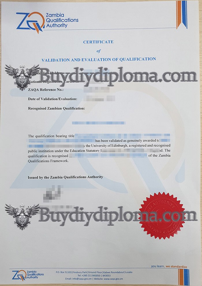 fake ZAQA certificate,