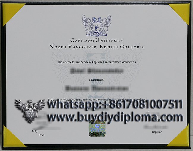 buy a fake Capilano University diploma in Canada