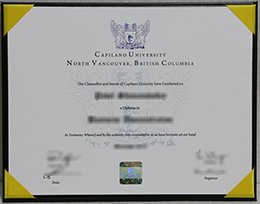 Capilano University diploma