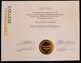 Centennial College diploma