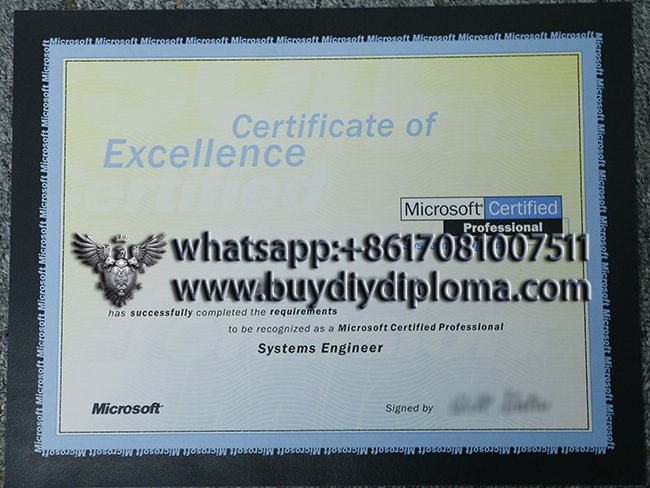 get a fake Certificate Of Excellence online