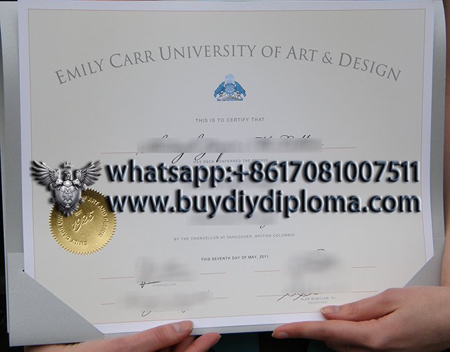 buy a fake Emily Carr University of Art and Design diploma