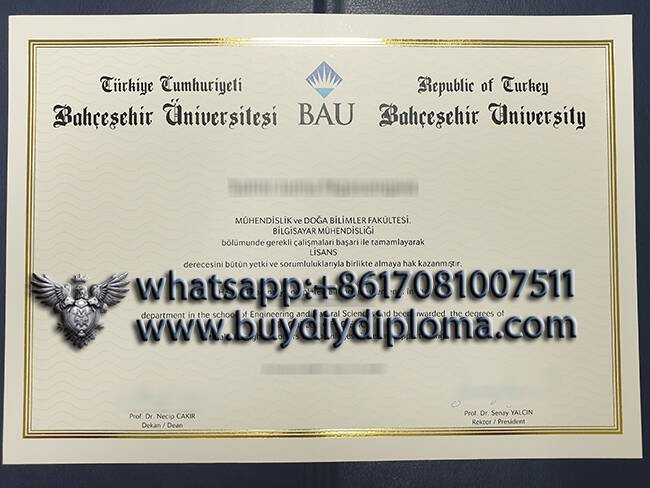 Buy Bahçeşehir University Degree, Buy BAU Certificate Online