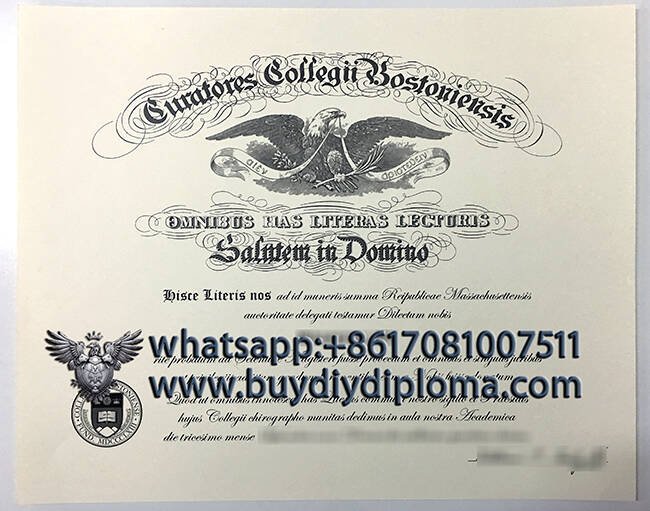 fake Boston College diploma