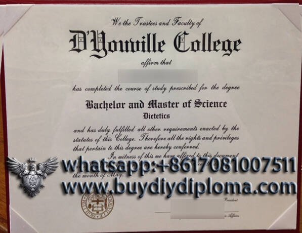 Buy A D'Youville College Fake Diploma Online