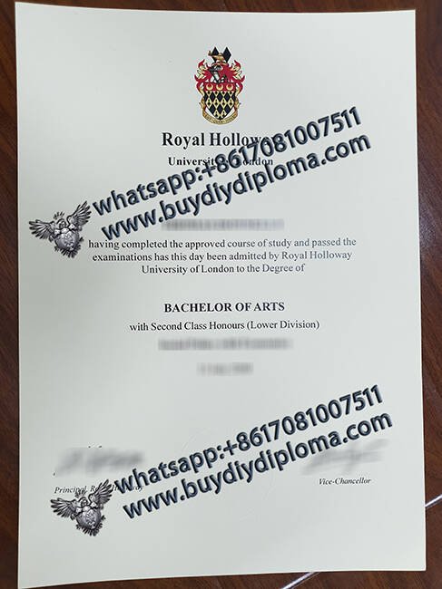 Buy Royal Holloway University of London fake diploma