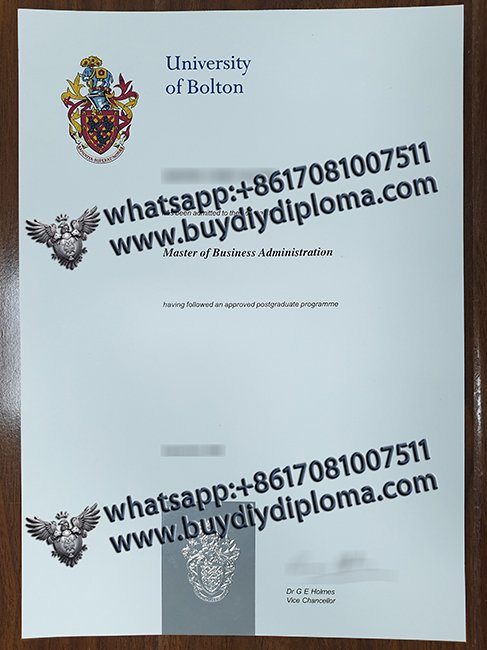 Buy fake University of Bolton diplomas Online