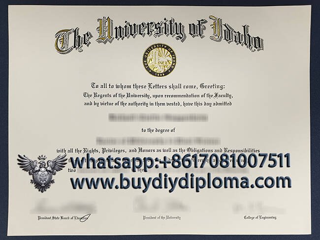 buy University of Idaho degree, Purchase University of Idaho diploma