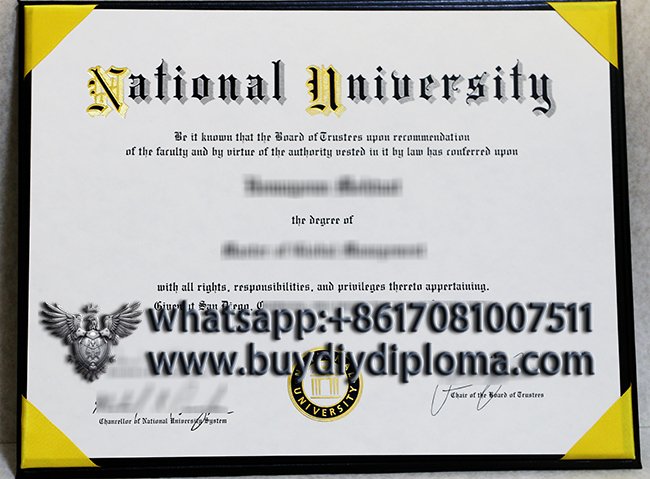 get a fake National University degree in California