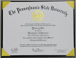 Pennsylvania State University diploma