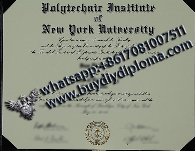 Polytechnic Institute of New York University Diploma, Buy fake diploma in the US