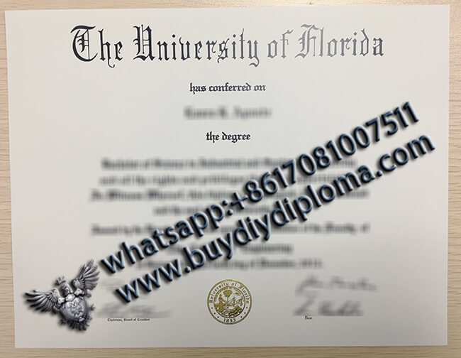 how to make a fake university diploma of university of florida in America?