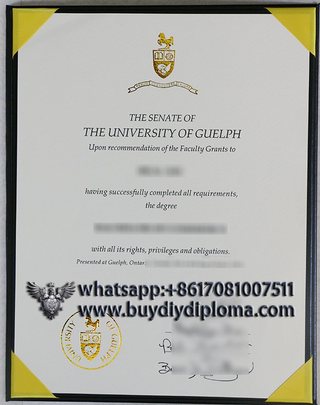 buy a fake University of Guelph diploma from Canada