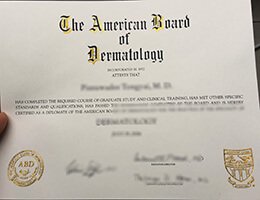 American-Board-of-Dermatology-Certificate