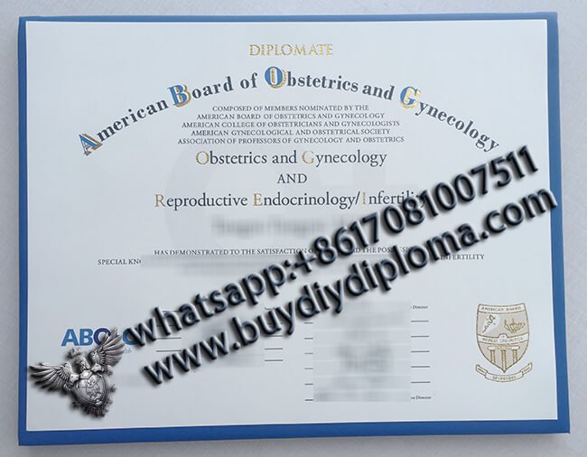 ABOG Fake Certificate, Fake American Board of Obstetrics and Gynecology DIPLOMATE