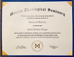 Missio Theological Seminary Diploma1