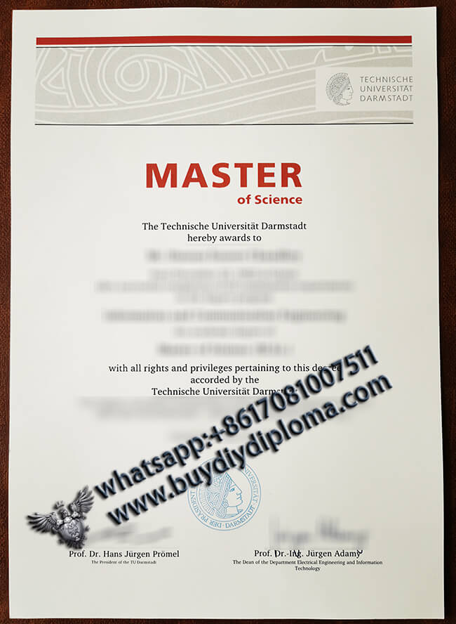 TECHNISCHE UNIVERSITAT DARMSTADT DIPLOMA BUY FAKE MASTER CERTIFICATE FROM GERMANY