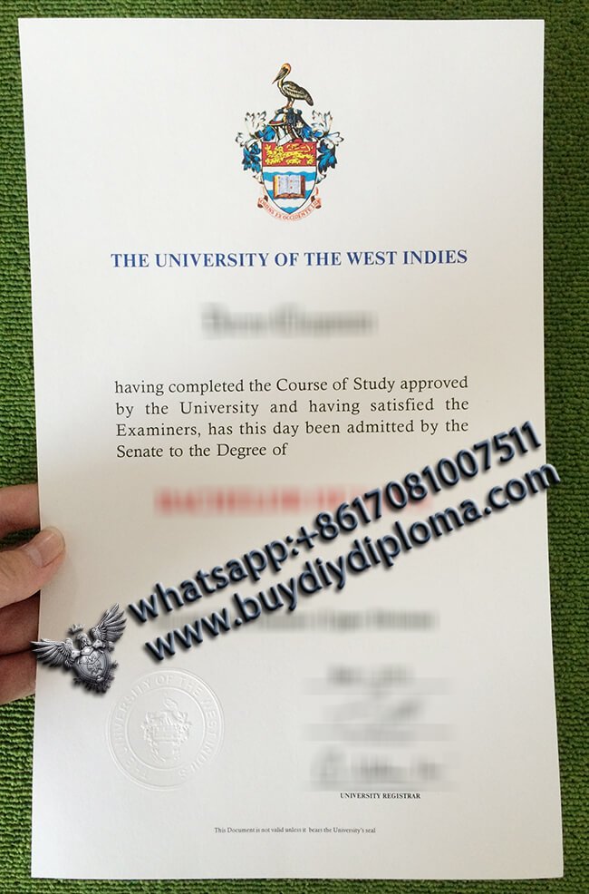 Where to Buy a Replica University of the West Indies Diploma, UWI Diploma