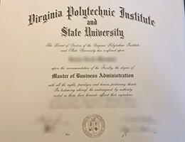 Virginia Tech Diploma