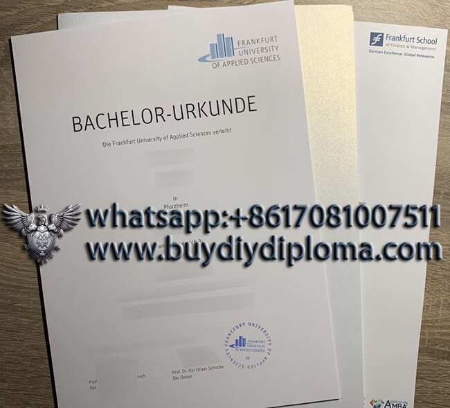 Frankfurt University of Applied Sciences Diploma, Buy Germany Diploma