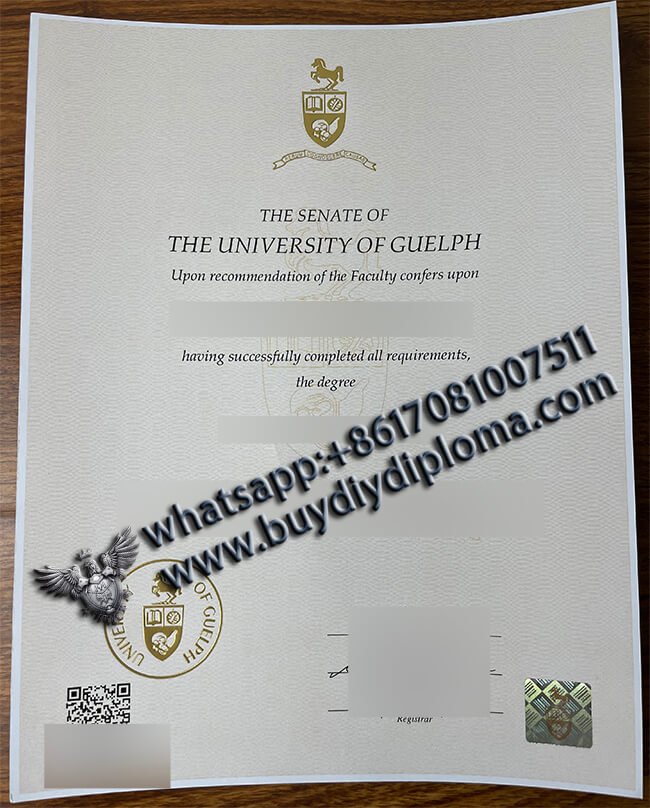 How to Get University of Guelph Diploma, Buy fake diploma from Canada