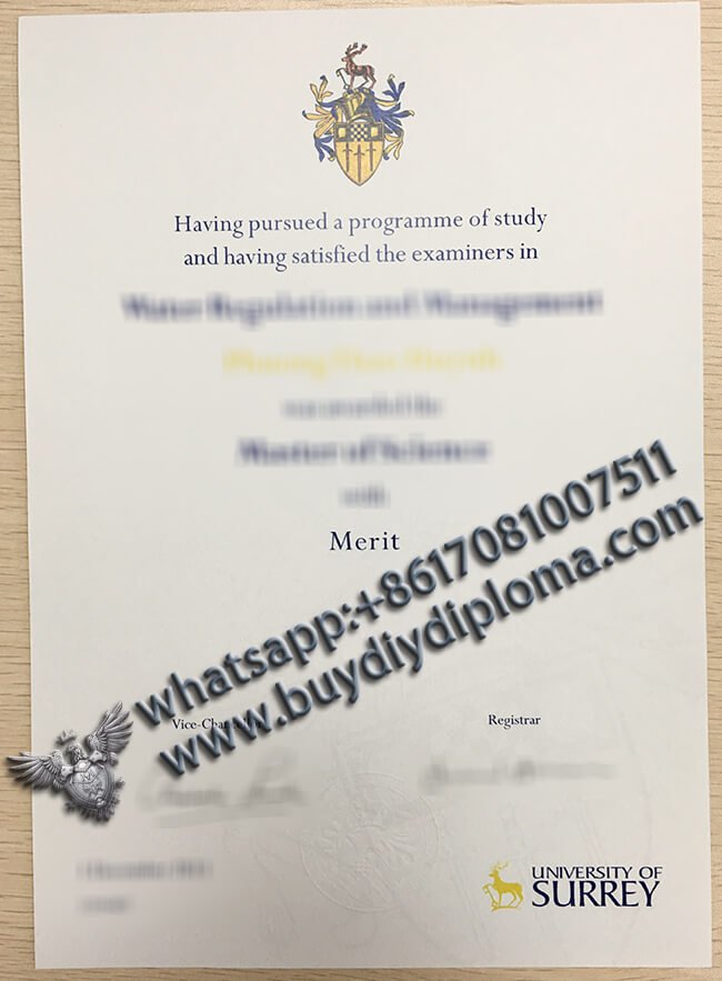 Fake University of Surrey Diploma, How to buy fake diploma from UK