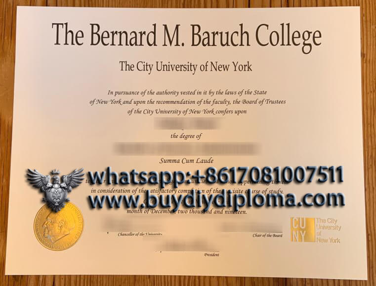 Baruch College Diploma