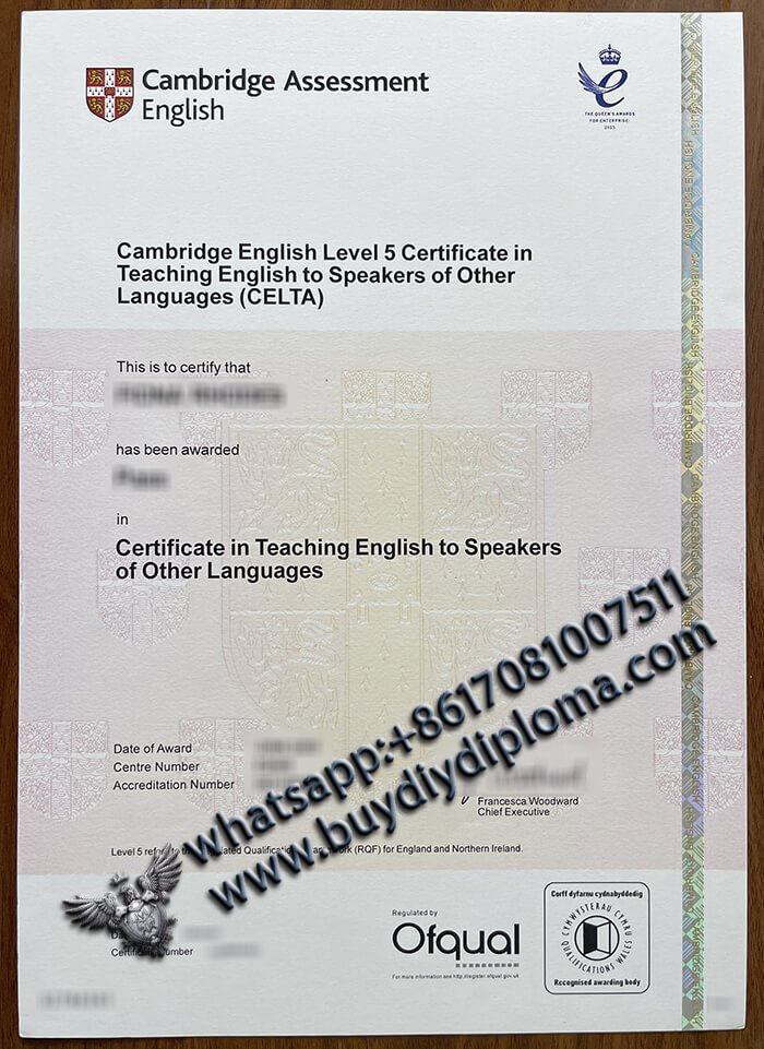 CELTA Certificate, Cambridge Assessment English Level 5 certificate