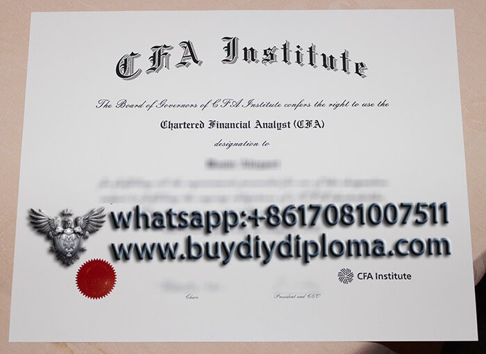 CFA certificate fast online