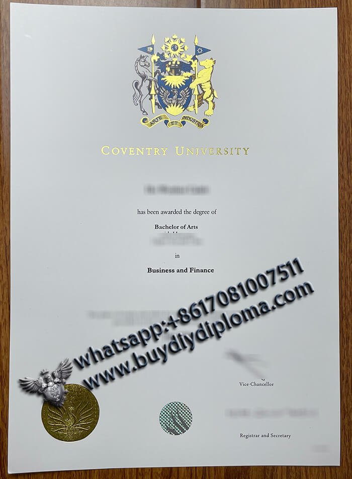 Fake Coventry University Diploma