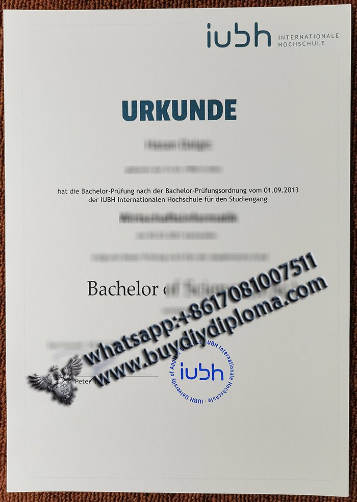 How to buy fake IUBH diploma online?