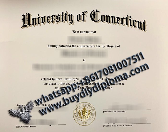 University of Connecticut Diploma University of Connecticut Diploma