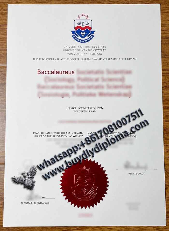 University of the Free State Diploma 