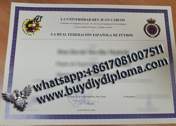 LA UNIVERSIDAD REY JUAN CARLOS diploma 